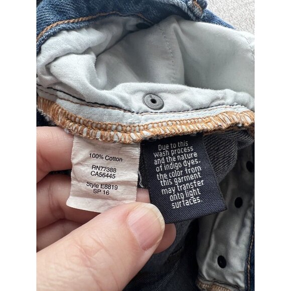 J.Crew Denim Roll Cuff Shorts, Light Denim Wash‎ Size 26 - Picture 7 of 9